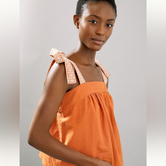 Anthropologie Etude Embroidered Tank